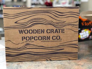 Wooden Crate Popcorn
