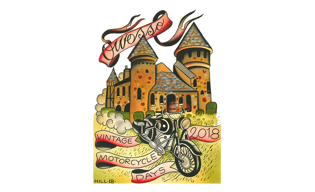 events logo vintage motorcycle days